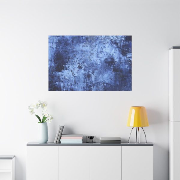 91638-292.jpg Blue Stripes With Blurred Texture Standard Canvas