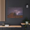 Barn Lightning Bolt Storm Standard Canvas
