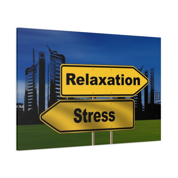 91638-30.jpg Relaxation vs Stress City Standard Canvas