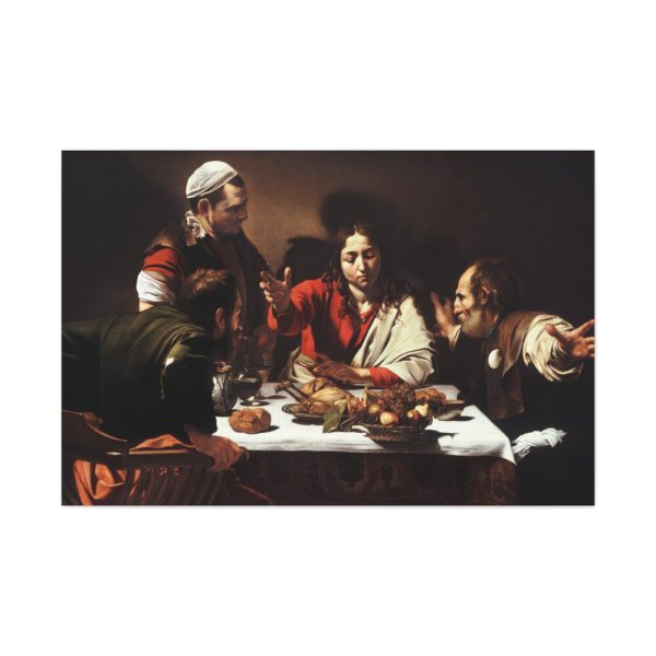 91638-311.jpg Supper at Emmaus Caravaggio Standard Canvas