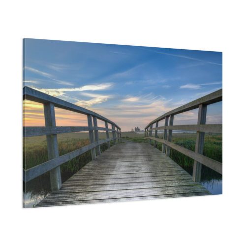 91638-320.jpg Crossing the Bridge Standard Canvas