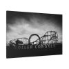 Amusement Park in Black and White Standard Canvas