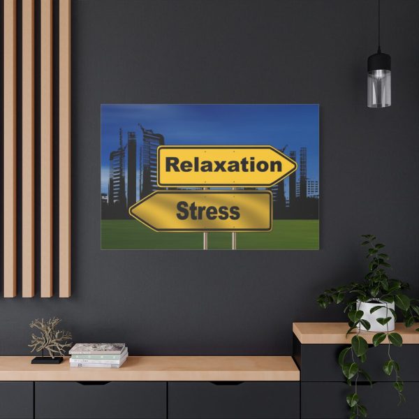 91638-33.jpg Relaxation vs Stress City Standard Canvas