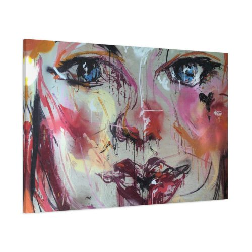 Face Painting Abstract Graffiti Standard Canvas