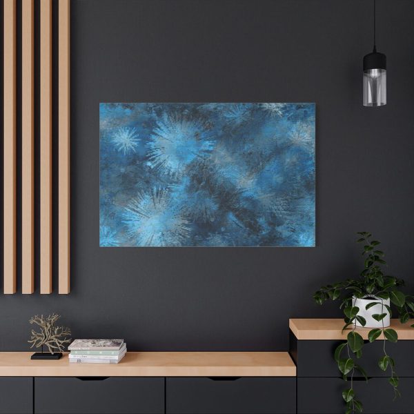 91638-358.jpg Аrt Painting Blue Blob Standard Canvas
