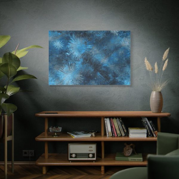 91638-359.jpg Аrt Painting Blue Blob Standard Canvas