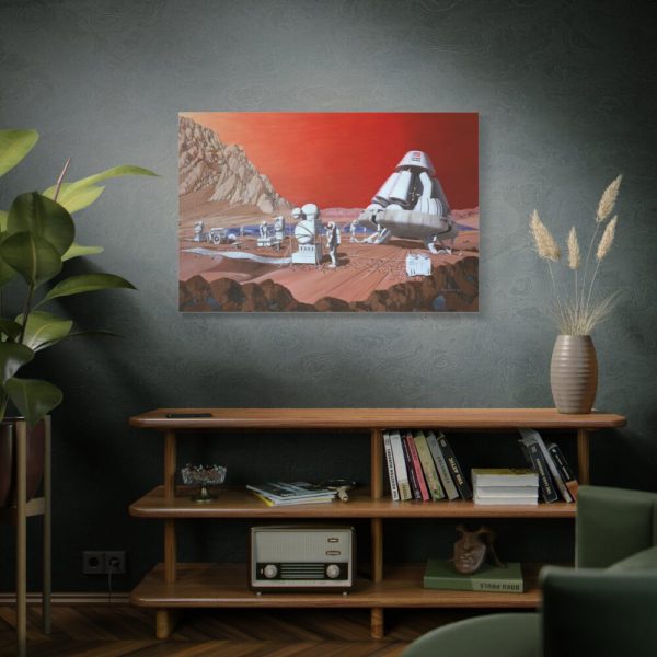 91638-369.jpg Mars Mission Illustrated by Les Bossinas Standard Canvas