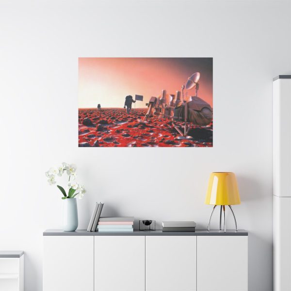 91638-372.jpg Astronauts Approach Viking 2 Standard Canvas