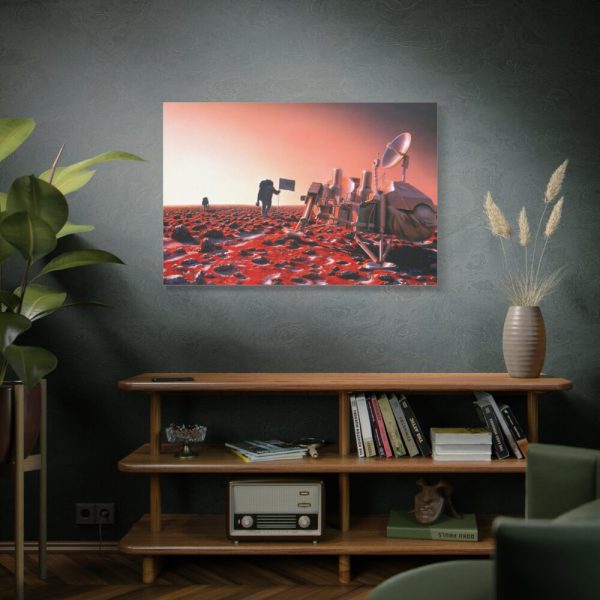91638-374.jpg Astronauts Approach Viking 2 Standard Canvas
