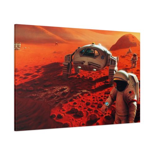 91638-375.jpg Humans on Mars Illustrated by Pat Rawlings Standard Canvas