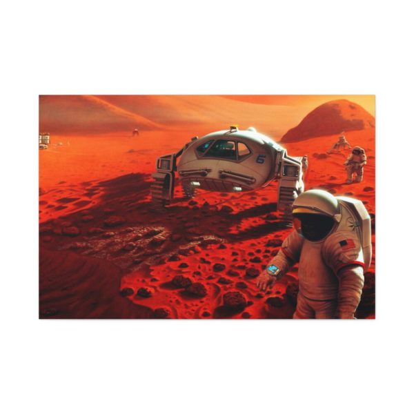91638-376.jpg Humans on Mars Illustrated by Pat Rawlings Standard Canvas