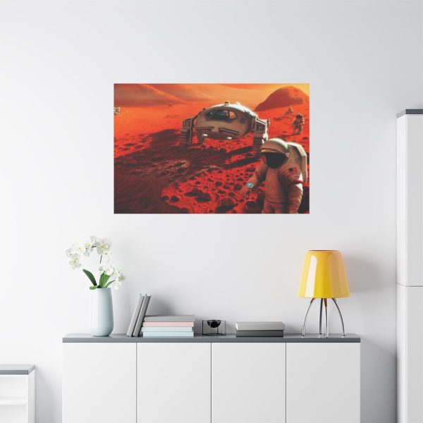 91638-377.jpg Humans on Mars Illustrated by Pat Rawlings Standard Canvas