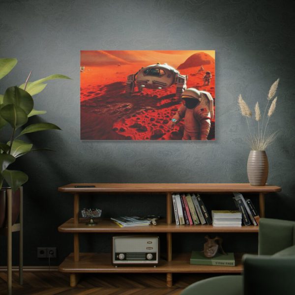 91638-379.jpg Humans on Mars Illustrated by Pat Rawlings Standard Canvas