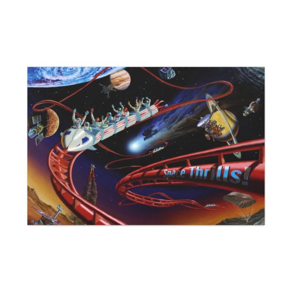 91638-381.jpg Roller Coaster in Space Standard Canvas