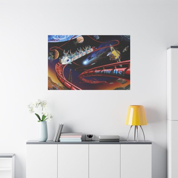 91638-382.jpg Roller Coaster in Space Standard Canvas