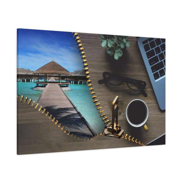 91638-40.jpg Office Work vs Sea and Beach Standard Canvas