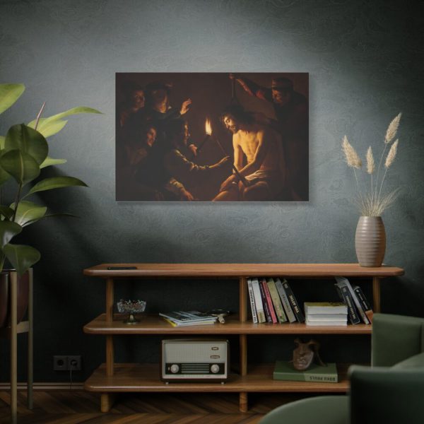 91638-404.jpg The Mocking of Christ by Gerrit van Honthorst Standard Canvas