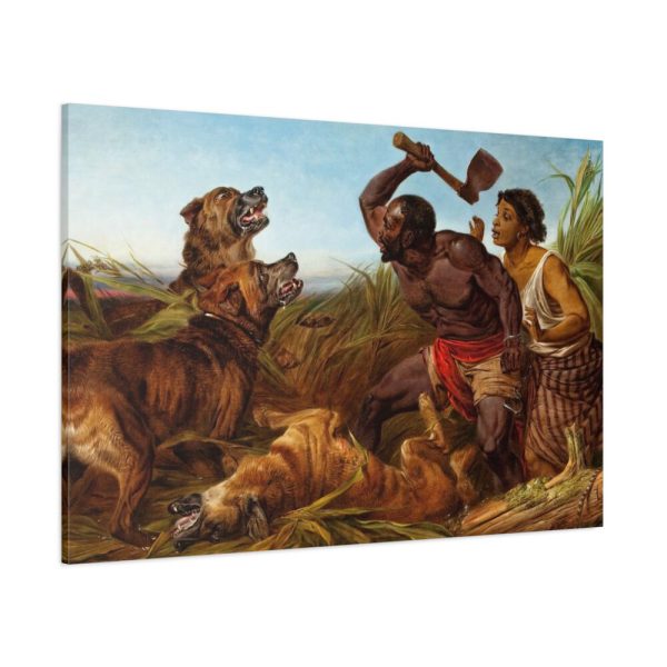 The Hunted Slaves by Richard Ansdell Standard Canvas