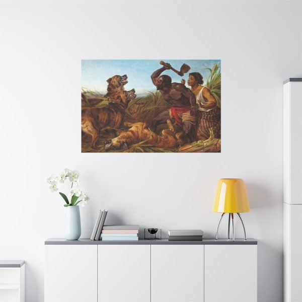 The Hunted Slaves by Richard Ansdell Standard Canvas