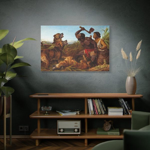 The Hunted Slaves by Richard Ansdell Standard Canvas