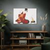 91638-439.jpg Japanese Woman Making a Flower Arrangement Standard Canvas