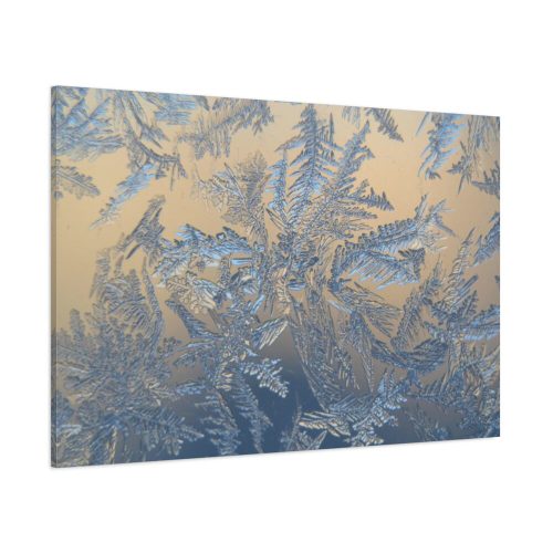 Closeup on Ice Crystals Standard Canvas