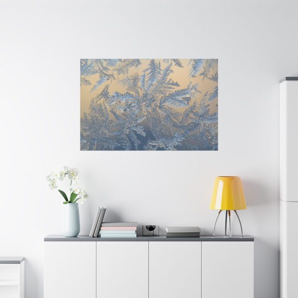 Closeup on Ice Crystals Standard Canvas