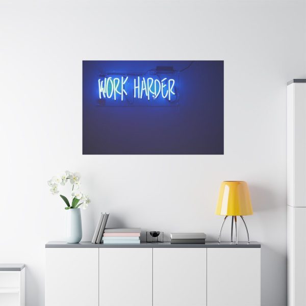 91638-47.jpg Work Harder Motivation Standard Canvas
