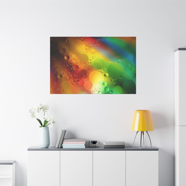 91638-472.jpg Rainbow Oil Bubble Standard Canvas