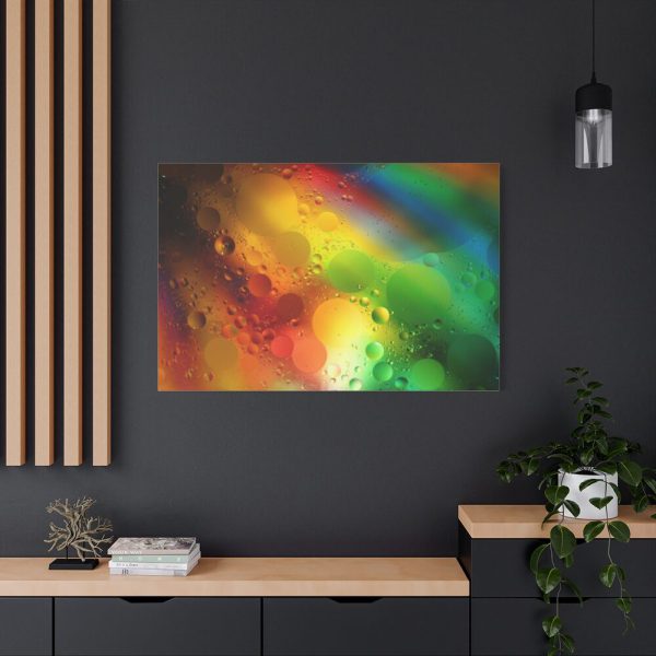 91638-473.jpg Rainbow Oil Bubble Standard Canvas