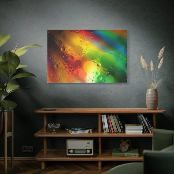 91638-474.jpg Rainbow Oil Bubble Standard Canvas