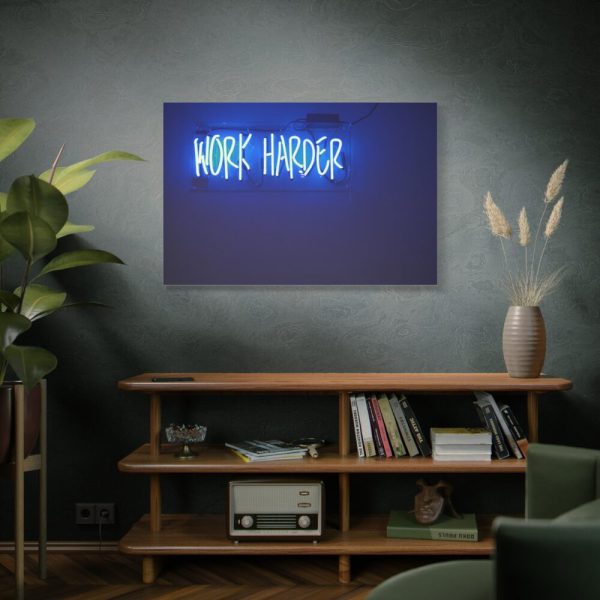 91638-49.jpg Work Harder Motivation Standard Canvas