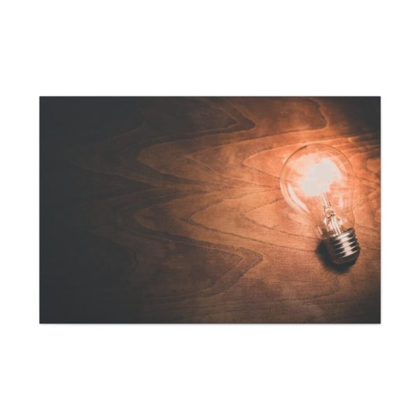 Lightbulb Standard Canvas