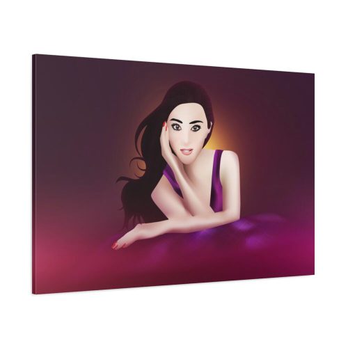 Chinese Fashion Girl Standard Canvas