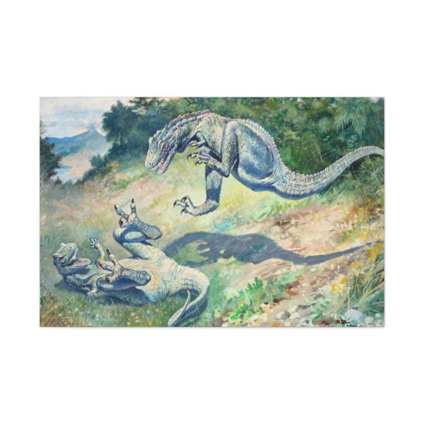 91638-6.jpg Leaping Laelaps by Charles R. Knight Standard Canvas