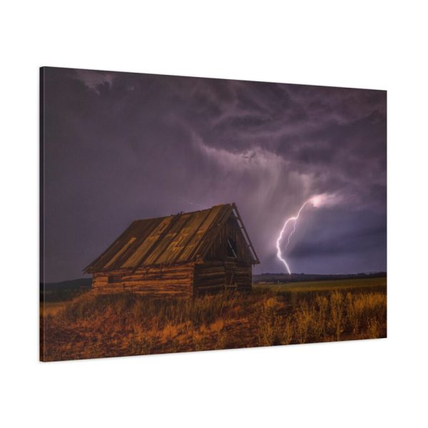 Barn Lightning Bolt Storm Standard Canvas