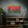 91638-609.jpg Vibrant Red Tulips Bloom in a Field Standard Canvas