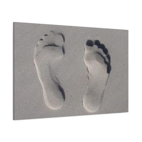91638-645.jpg Small Footprints in the Sand Standard Canvas
