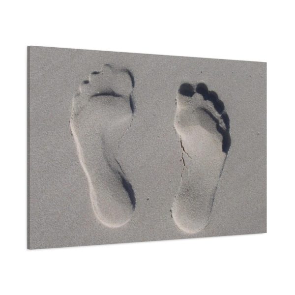 91638-645.jpg Small Footprints in the Sand Standard Canvas