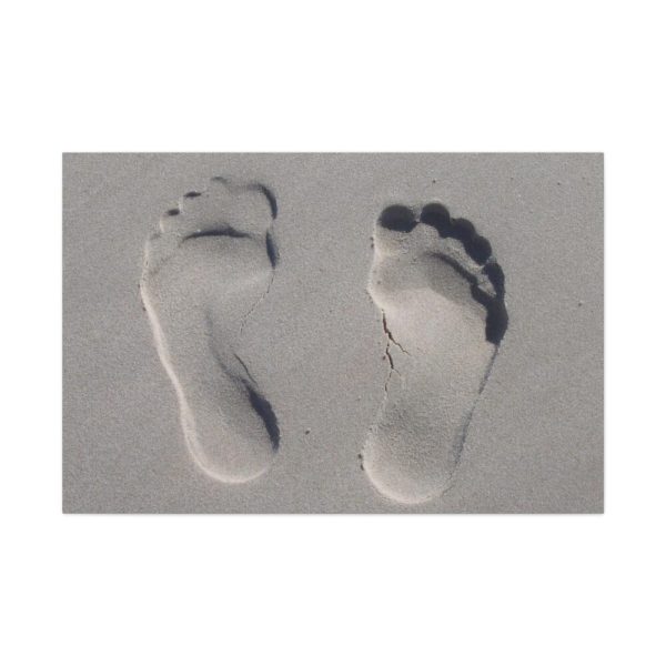 91638-646.jpg Small Footprints in the Sand Standard Canvas