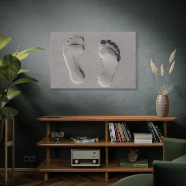 91638-649.jpg Small Footprints in the Sand Standard Canvas