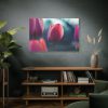 91638-684.jpg Blooming Pink Tulips in the Evening Light Standard Canvas