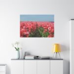 Pink Tulip Field Standard Canvas - Image 3