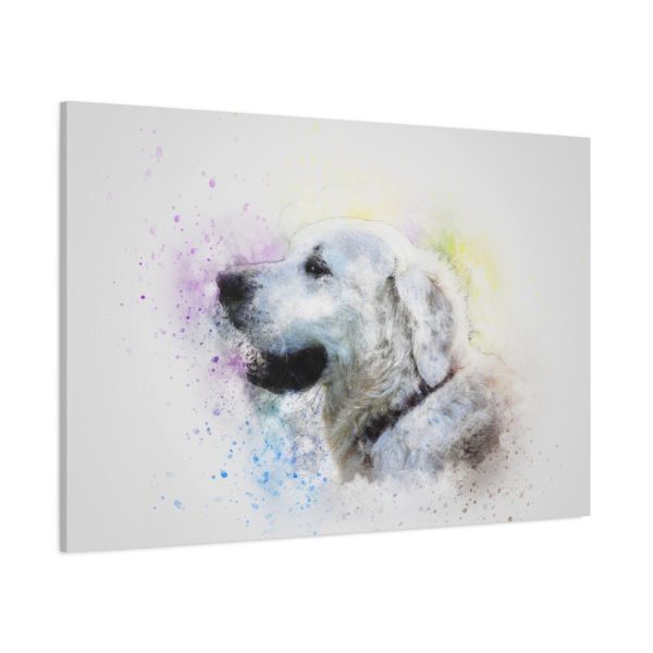 91638-749.jpg Retriever Watercolor Paint Standard Canvas