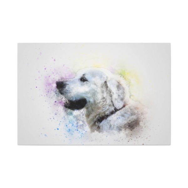 91638-750.jpg Retriever Watercolor Paint Standard Canvas