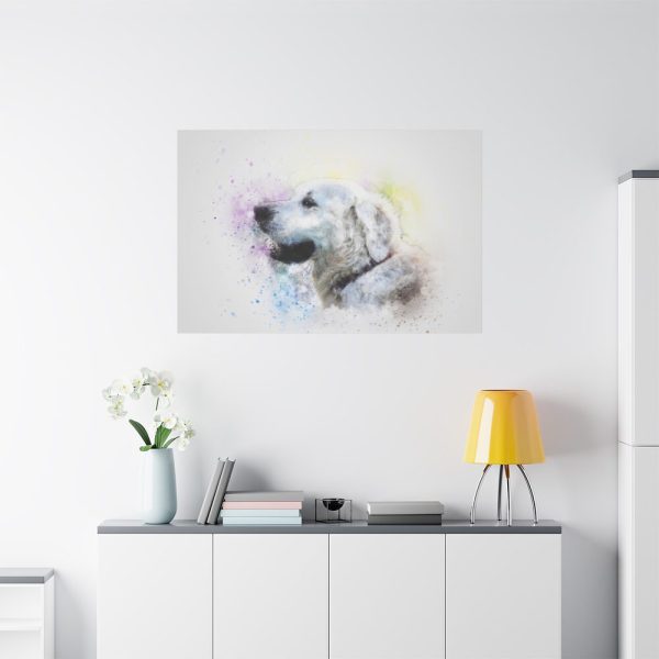91638-751.jpg Retriever Watercolor Paint Standard Canvas