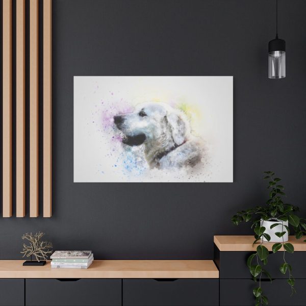 91638-752.jpg Retriever Watercolor Paint Standard Canvas