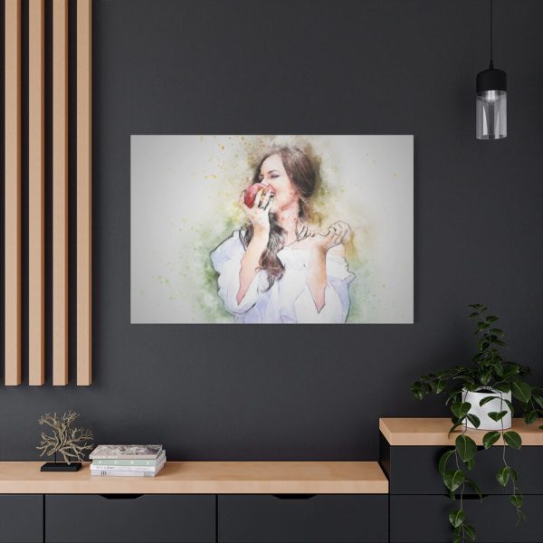91638-756.jpg Girl with Apple Standard Canvas