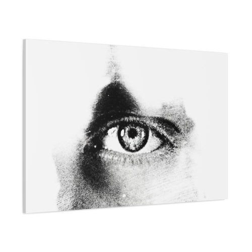 Eye Black and White Standard Canvas