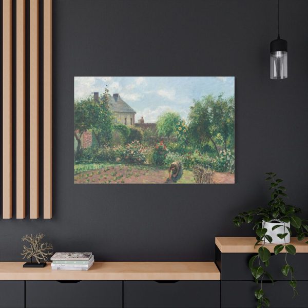 91638-768.jpg The Artist's Garden Camille Pissarro Standard Canvas